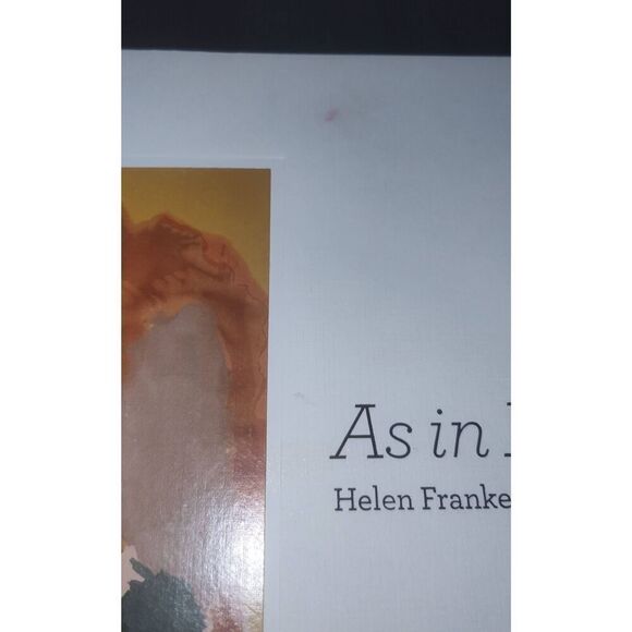 As in Nature Helen Frankenthaler Paintings paperback in conjunction w the Clark - Picture 4 of 11
